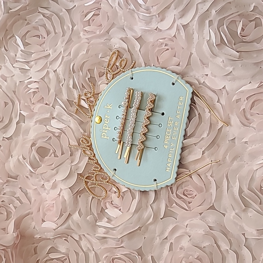4-pc Bride-to-be headband set